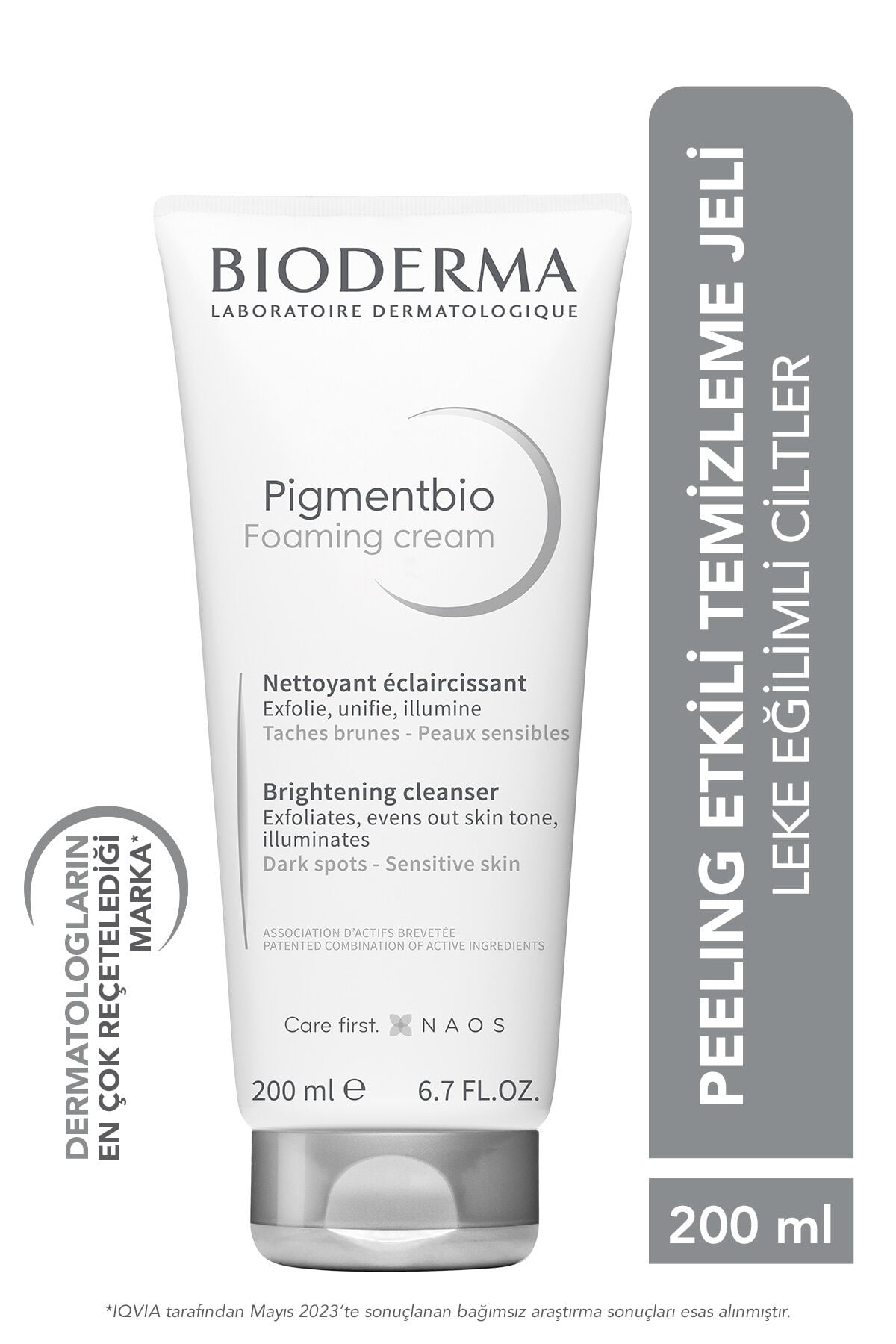 Bioderma Pigmentbio Foaming Cream Aydınlatıcı Peeling Etkili Yıkama Jeli Yüz Ve Vücut 200 ml