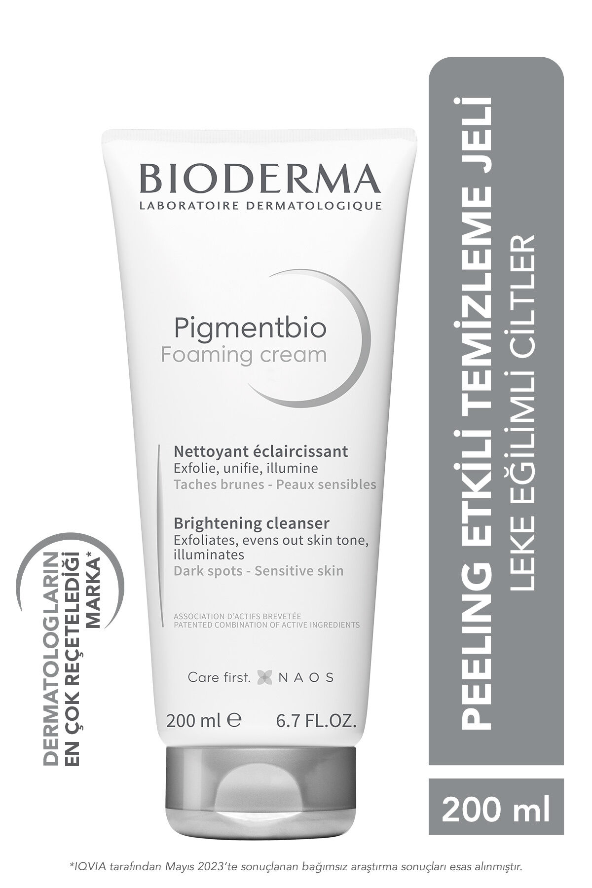 Bioderma Pigmentbio Foaming Cream Aydınlatıcı Peeling Etkili Yıkama Jeli Yüz Ve Vücut 200 ml