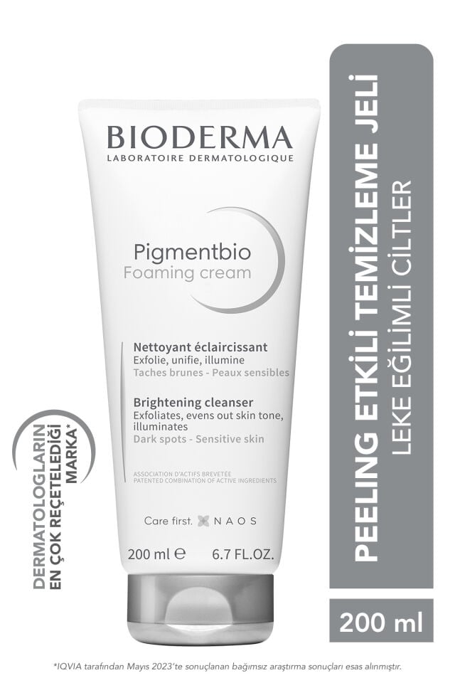Bioderma Pigmentbio Foaming Cream Aydınlatıcı Peeling Etkili Yıkama Jeli Yüz Ve Vücut 200 ml