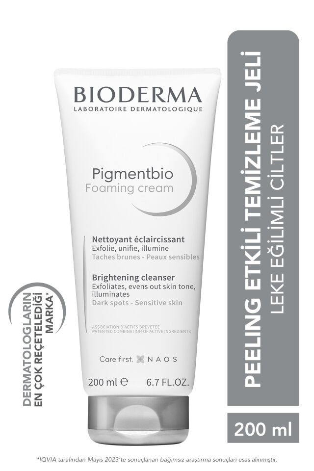 Bioderma Pigmentbio Foaming Cream Aydınlatıcı Peeling Etkili Yıkama Jeli Yüz Ve Vücut 200 ml