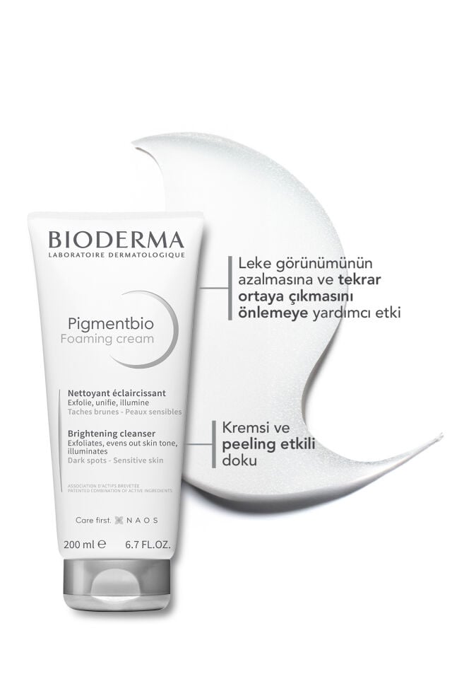 Bioderma Pigmentbio Foaming Cream Aydınlatıcı Peeling Etkili Yıkama Jeli Yüz Ve Vücut 200 ml