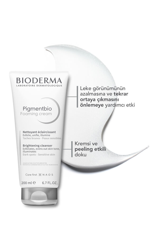Bioderma Pigmentbio Foaming Cream Aydınlatıcı Peeling Etkili Yıkama Jeli Yüz Ve Vücut 200 ml