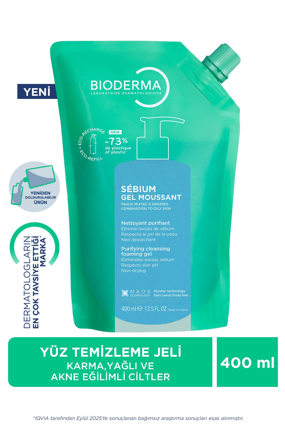 BİODERMA BİODERMA SEBİUM FOAMİNG GEL 400 ML