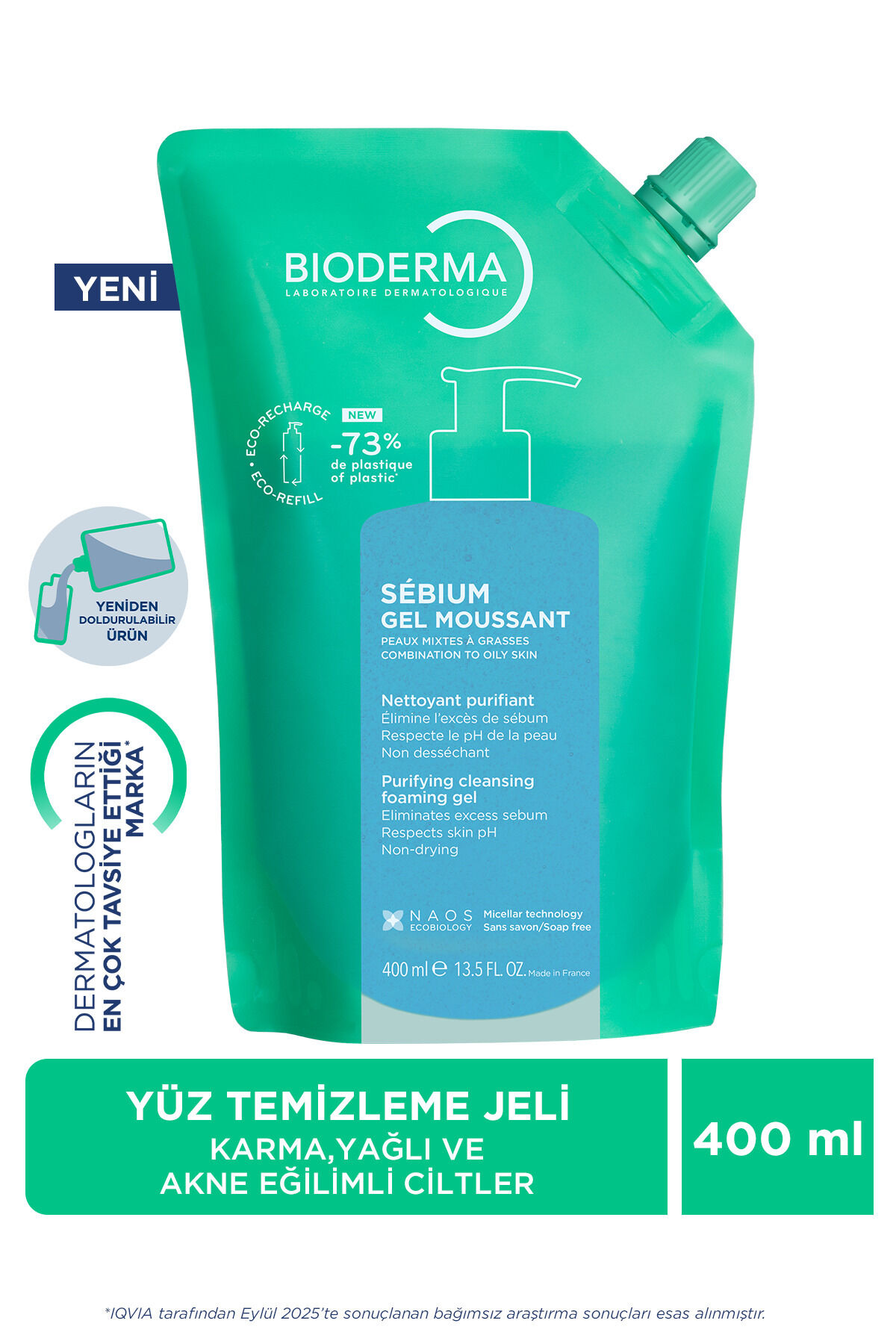 BİODERMA BİODERMA SEBİUM FOAMİNG GEL 400 ML