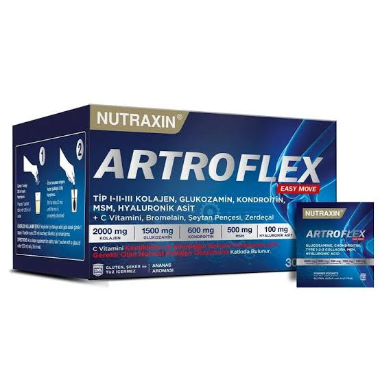 Nutraxin Artroflex Easy Move Saşe 30x6 gr - Glukozamin Kolajenc Msm Bromelain