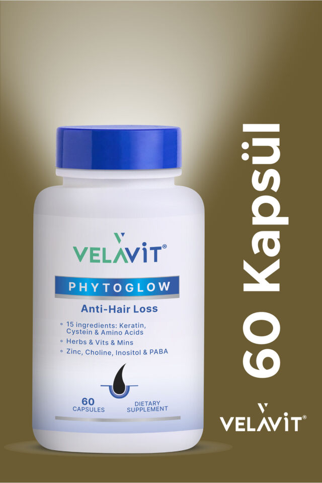 Velavit Phytoglow Anti-Hair Loss 60 Kapsül