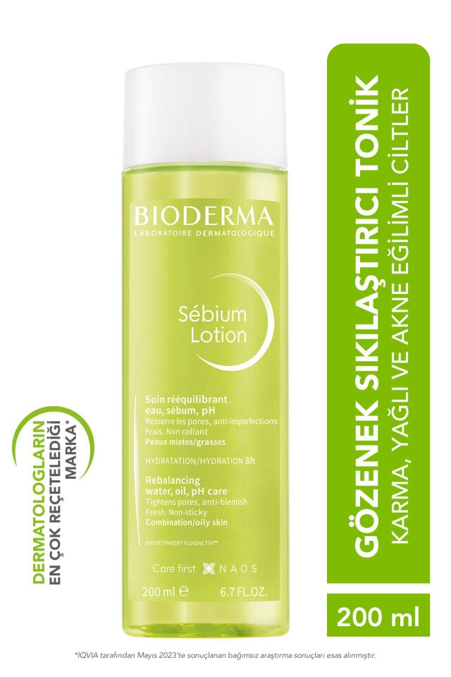 Bioderma Sebium Lotion Gözenek Sıkılaştırıcı, Siyah Nokta Karşıtı Arındırıcı Salisilik Asit Tonik 200 ml