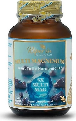 Kiperin Magnezyum Multi 5X 60 Kapsul