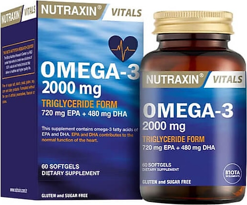 Nutraxin Omega-3 2000 mg 60 Kapsül