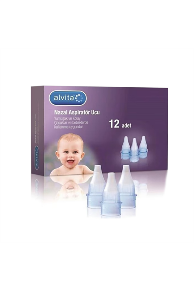 Alvita Nasal Aspiratör Yedek Uçlu 12'li