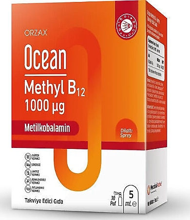 Ocean Methyl B12 Sprey 1000 mg 5 ml