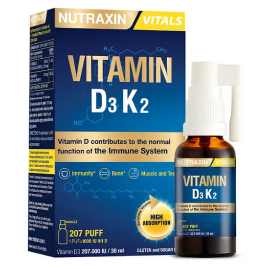 Nutraxin Vitamin D3K2 Sprey 30 ml