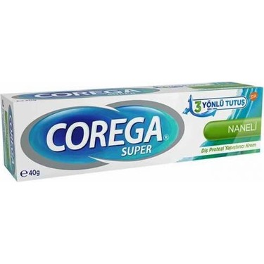 Corega Süper Protez Yapıştırıcı Naneli Krem 40 Gr