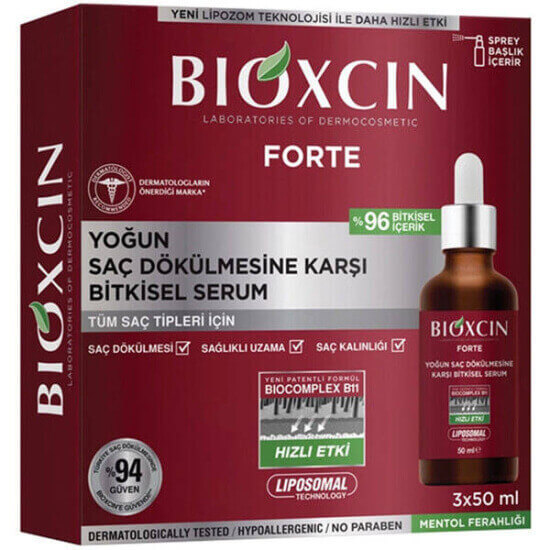 Bioxcin Forte Saç Bakım Serumu 50 ml 3'lü