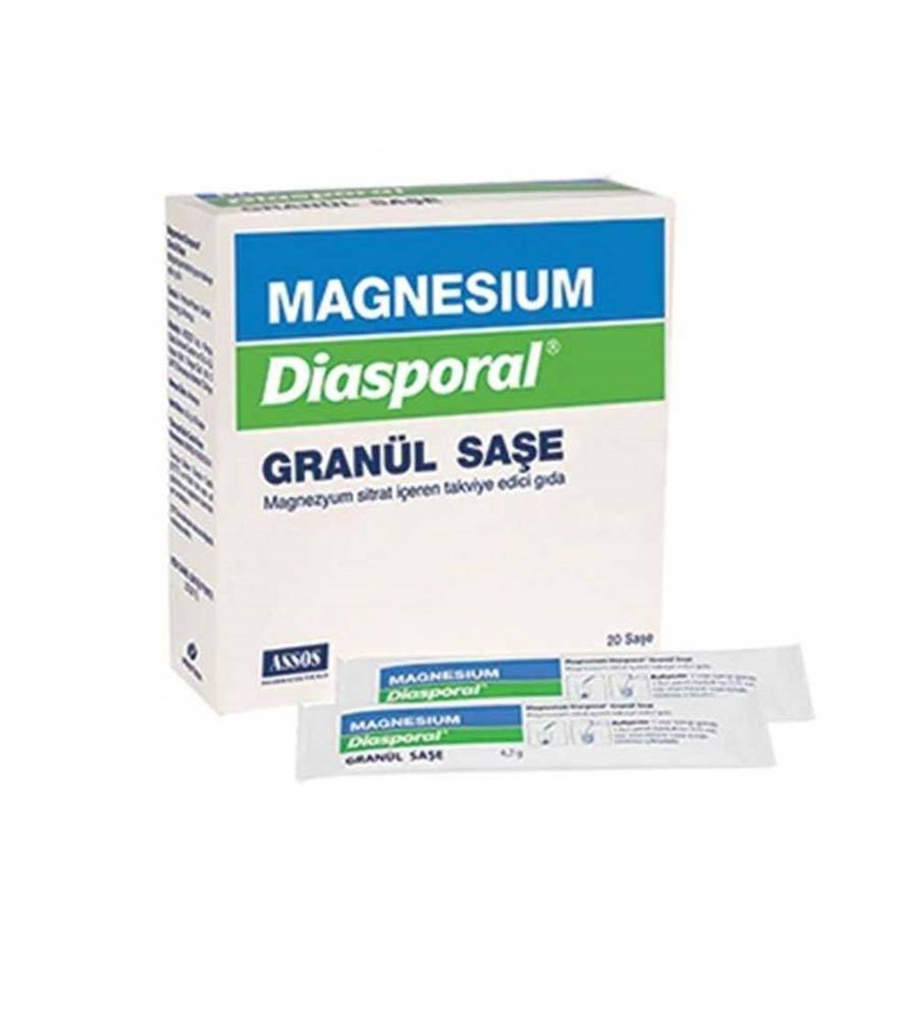 Magnesium Diasporal 300 gr 20 Granül Saşe