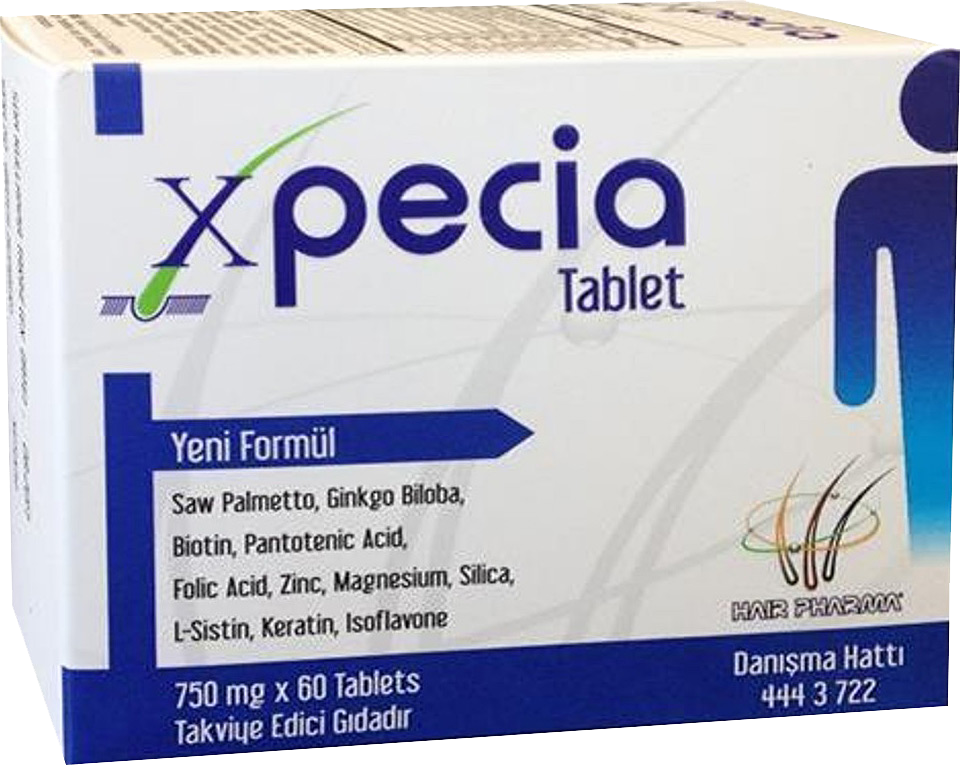 Xpecia Erkek 750 mg 60 Tablet