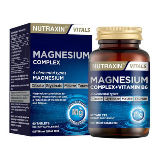 Nutraxin Magnesium Complex Vitamin B6 60 Tablet