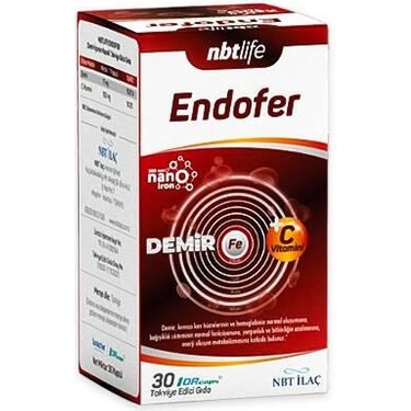NBT Life Endofer 30 + 30 Kapsül - Avantajlı Paket