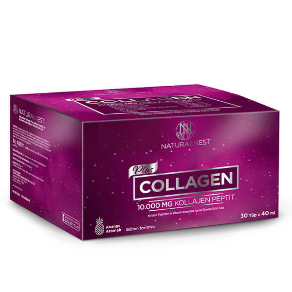 Naturalnest Collagen Plus Kollajen Peptitleri ve Vitamin Kompleks 30 x 40 ml