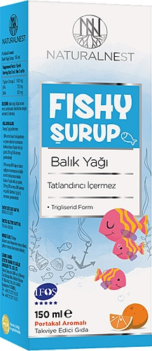 Naturalnest Fishy Balık Yağı Şurubu Portakal Aromalı 150 ml