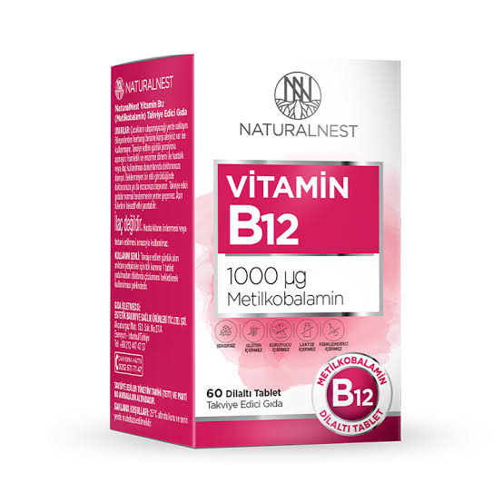 Naturalnest Vitamin B12 1000 mcg 60 Tablet