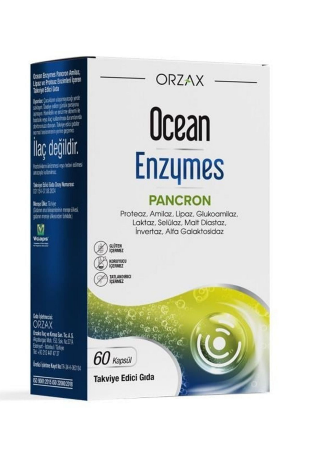 Ocean Enzymes Pancron 60 Kapsül