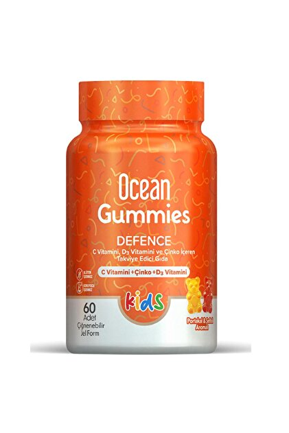 Ocean Gummies Defence 60 Adet Çiğnenebilir Form