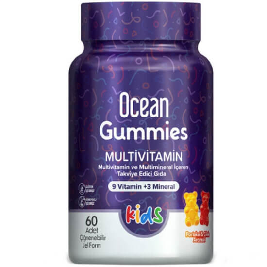 Ocean Gummies Multivitamin 60 Çiğnenebilir Jel Form