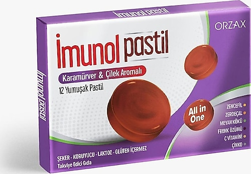 İmunol Karamürver & Çilek 12 Pastil