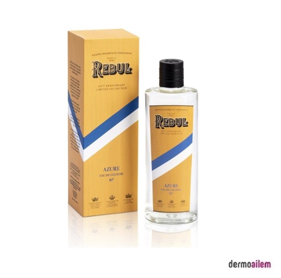 Rebul Azure Kolonya Cam Şişe 270 ml