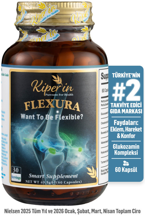Kiperin Flexura Glukozamin Msm Kondroitin Akgünlük Sam-E Hyalüronik Asit 60 Kapsül