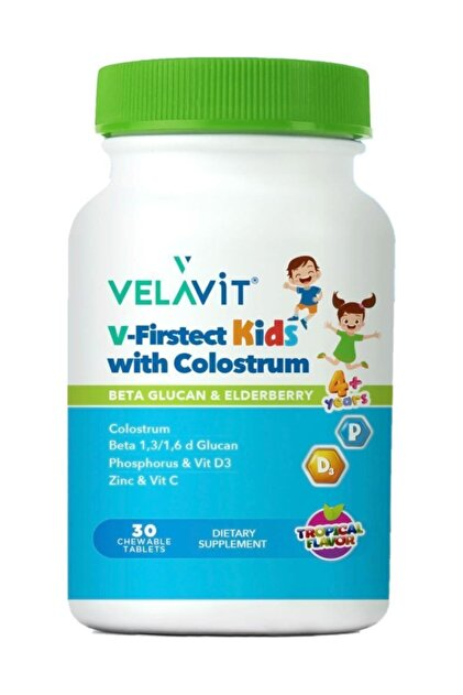Velavit V-Firstect Kids with Colostrum 30 Tablet