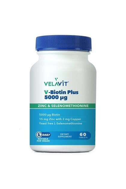 Velavit V-Biotin 5000 mg 60 Tablet