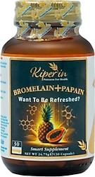 Kiperin Bromelain+Papain 30 Kapsül