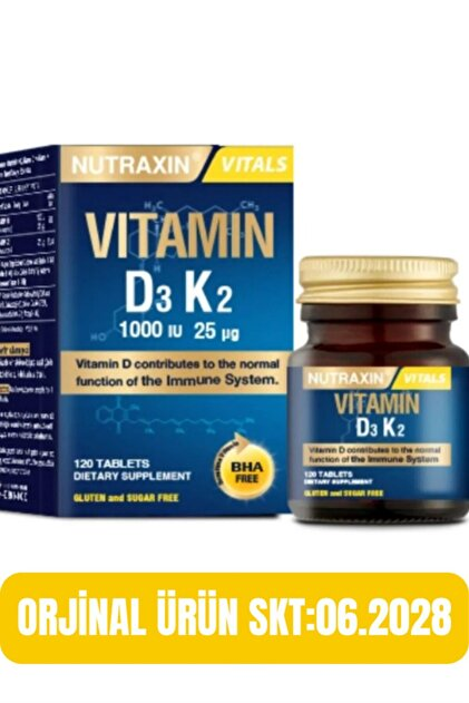 Nutraxin D3K2 Vitamin 120 Tablet