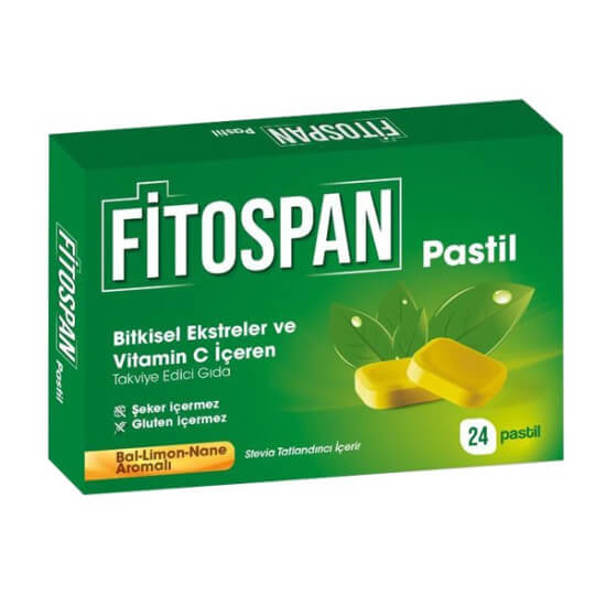 Fitospan Bal Limon Nane Aromalı 24 Pastil