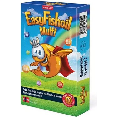 Easyvit Multi + Omega 3 30 Jel Tablet