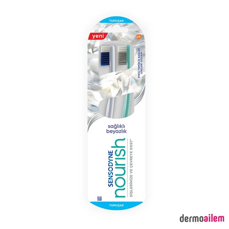 Sensodyne Nourish Sağlıklı Beyazlık Yumuşak Fırça 2'li