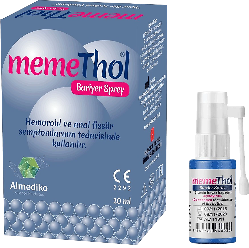Memethol Hemoroid Bariyer Sprey 10 ml
