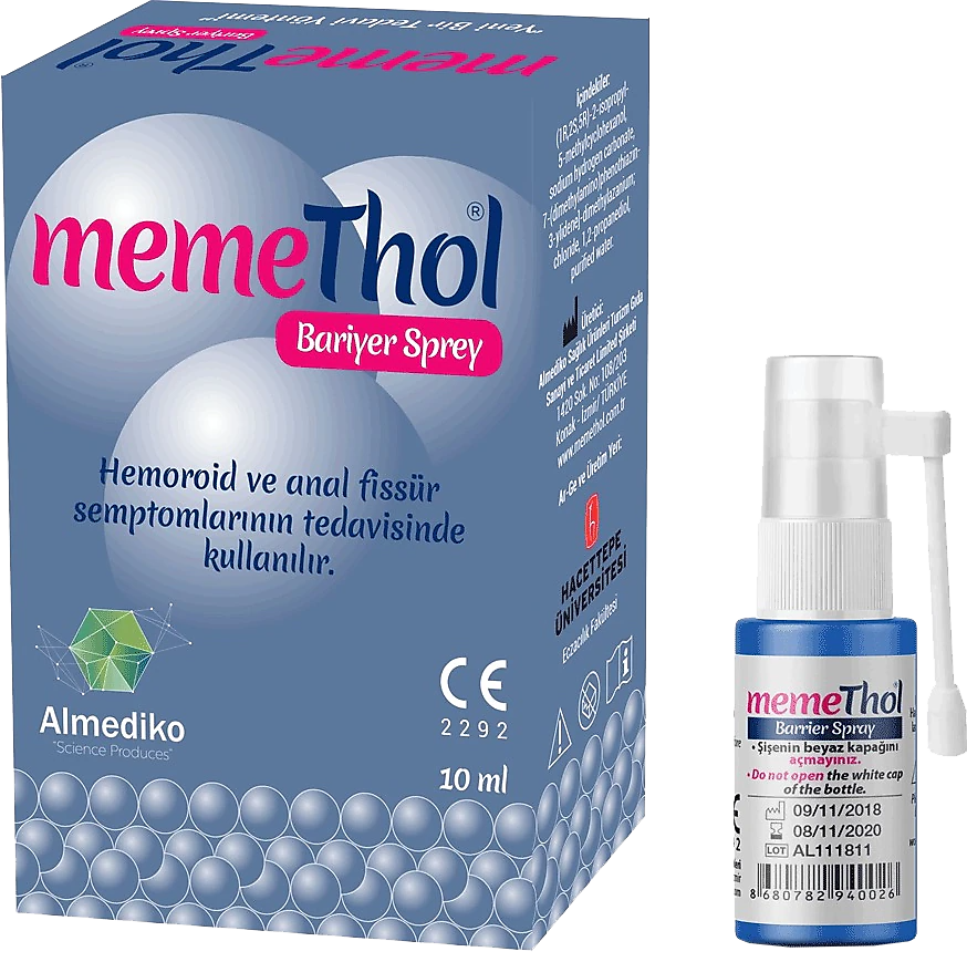 Memethol Hemoroid Bariyer Sprey 10 ml