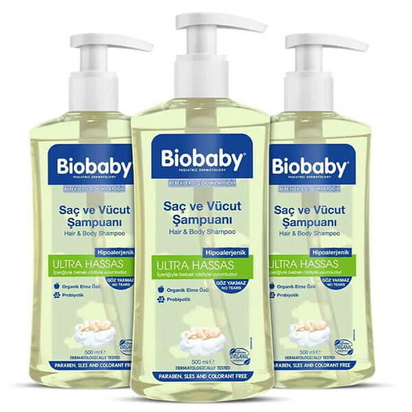 Biobaby Saç ve Vücut Şampuanı 3 al 2 öde