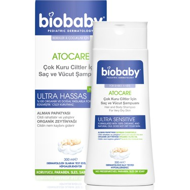 Biobaby Kuru Ve Atopik Ciltler İçin Şampuan 300 ml