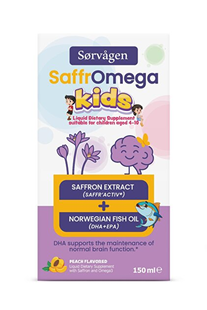 Sorvagen SaffrOmega Kids Safran ve Omega3 150 ml