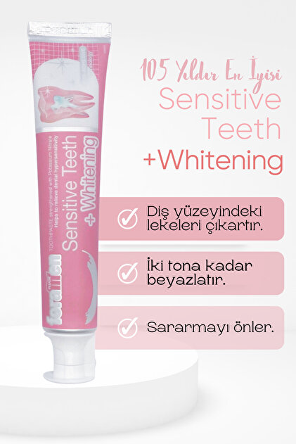 Foramen Sensitive Teeth Hassas Dişler İçin Beyazlatıcı Diş Macunu 75 ml
