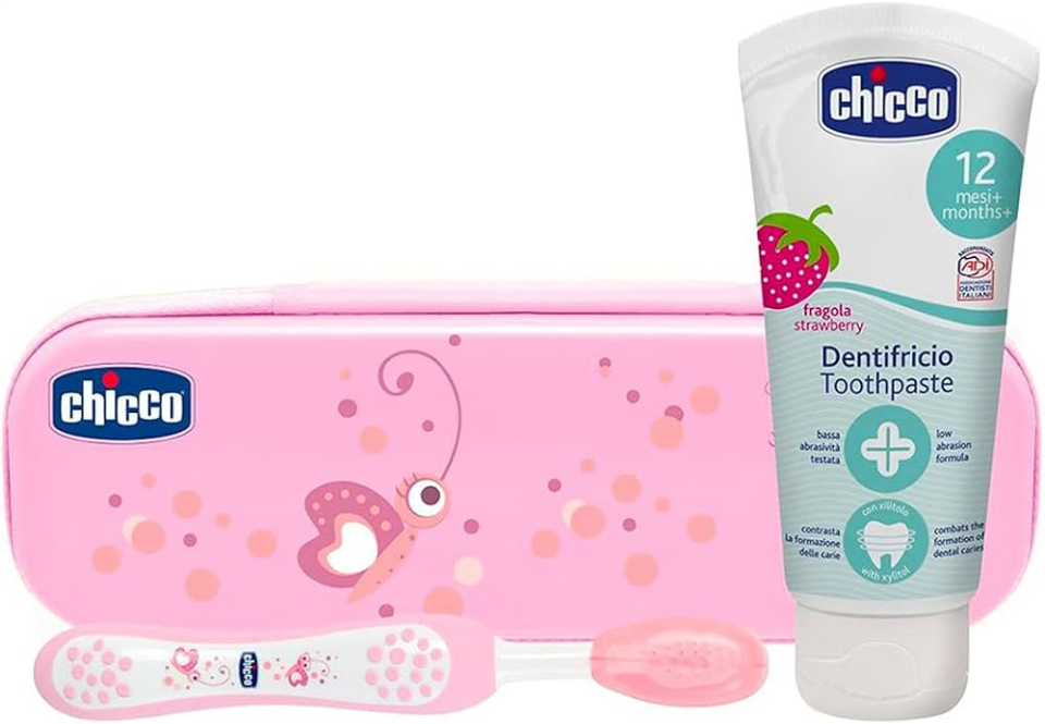 Chicco Diş Bakım Seti - Pembe