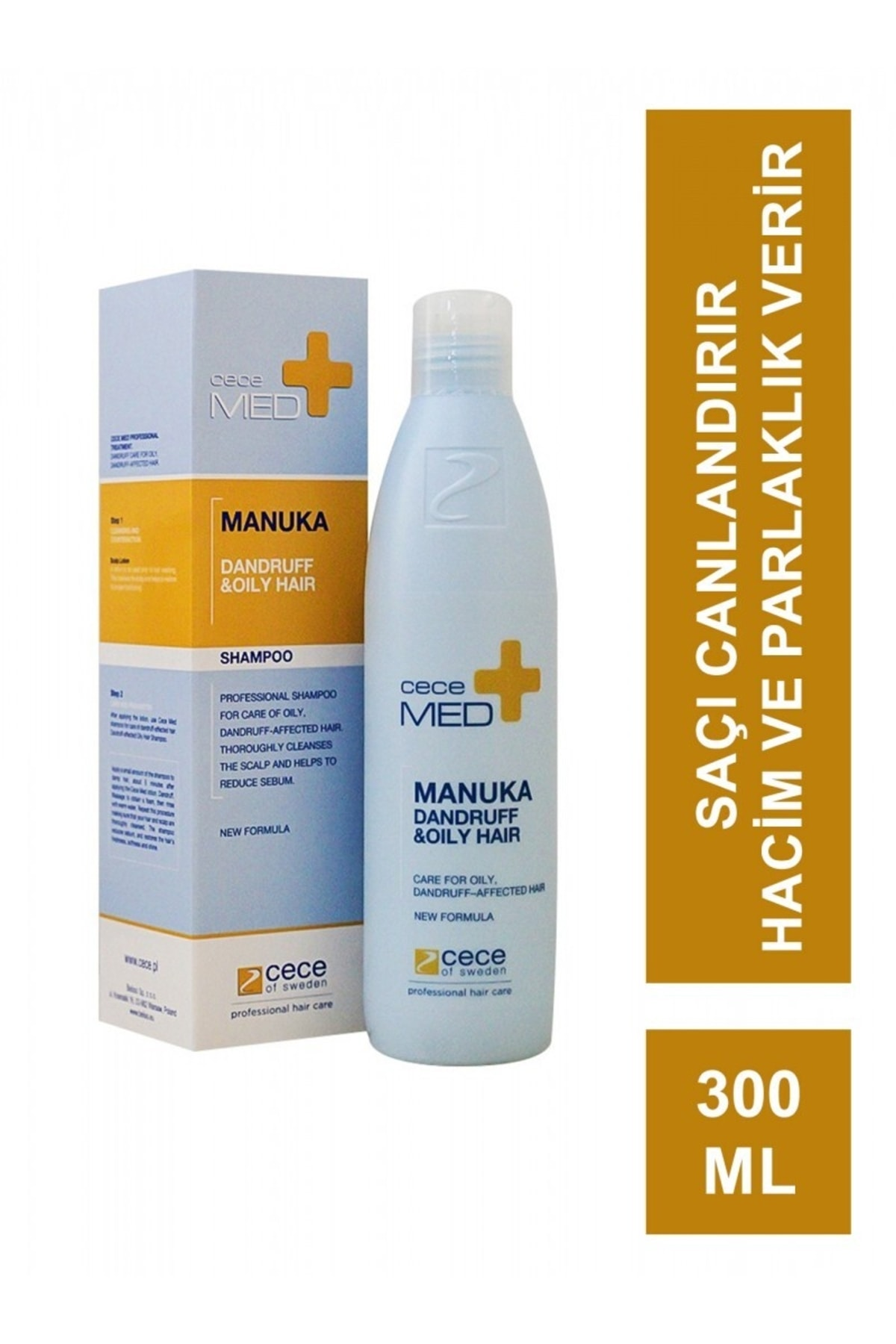 Cecemed Manuka Dandruff & Oily Hair Shampoo 300 ml