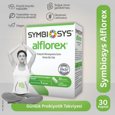 Symbiosys Alflorex Probiyotik 30 Kapsül