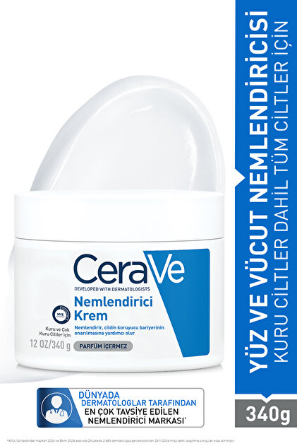 Cerave Nemlendirici Krem Kuru ve Çok Kuru Ciltler 340 g