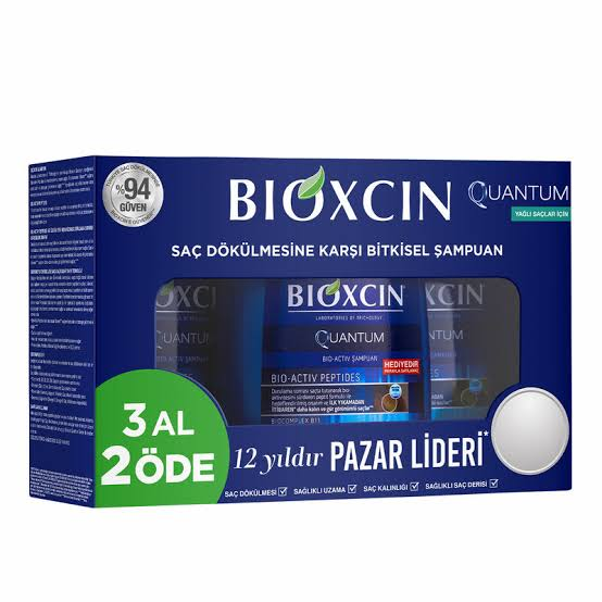 Bioxcin Quantum Yağlı Saçlar İçin Şampuan 300 ml 3 Al 2 Öde