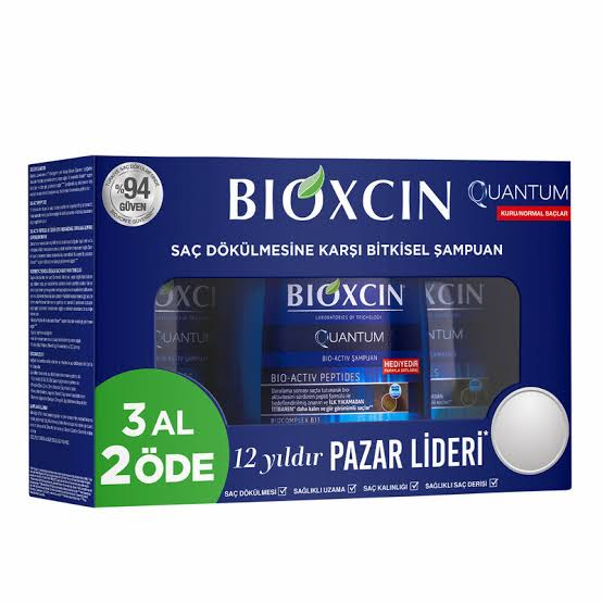 Bioxcin Quantum Kuru ve Normal Saçlar İçin Şampuan 300 ml - 3 Al 2 Öde